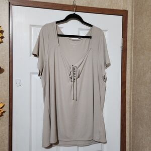 Torrid Lace-Up Top Sz 3
